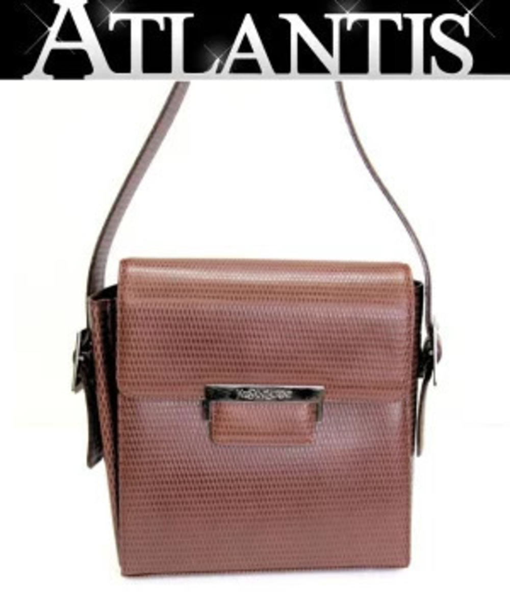 Saint Laurent Yves Leather Handbag Brown